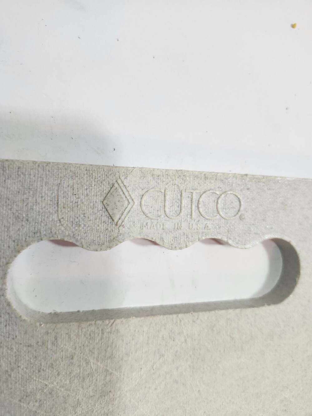 Cutco Cutting Board Wood Fiber Composite 8x12 Inch Gray Made in USA
